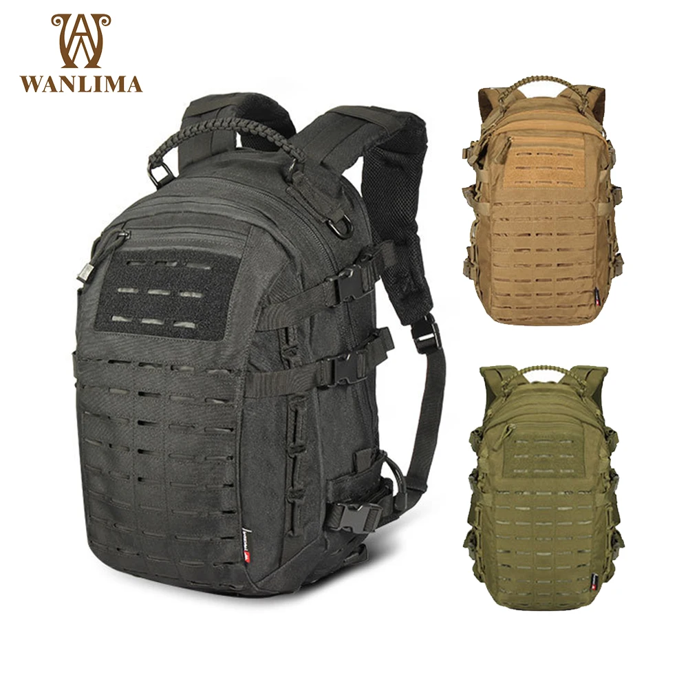 Wanlima Men Military Tactical Backpack 600D Waterproof Multifunctional CS Laser Molle Bag Outdoor Hiking Daypack Large Capacity
Wanlima Men Military Tactical Backpack 600D Waterproof Multifunctional CS Laser Molle Bag Outdoor Hiking Daypack Large Capacity