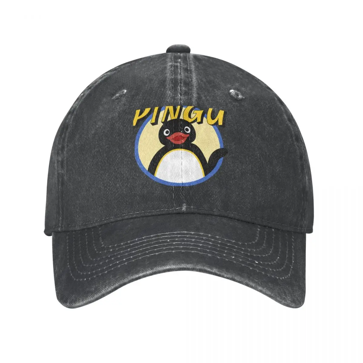 

Pingu Noot Unisex Style Baseball Caps Pinga Penguin Distressed Denim Hats Cap Retro Outdoor All Seasons Travel Gift Snapback Hat