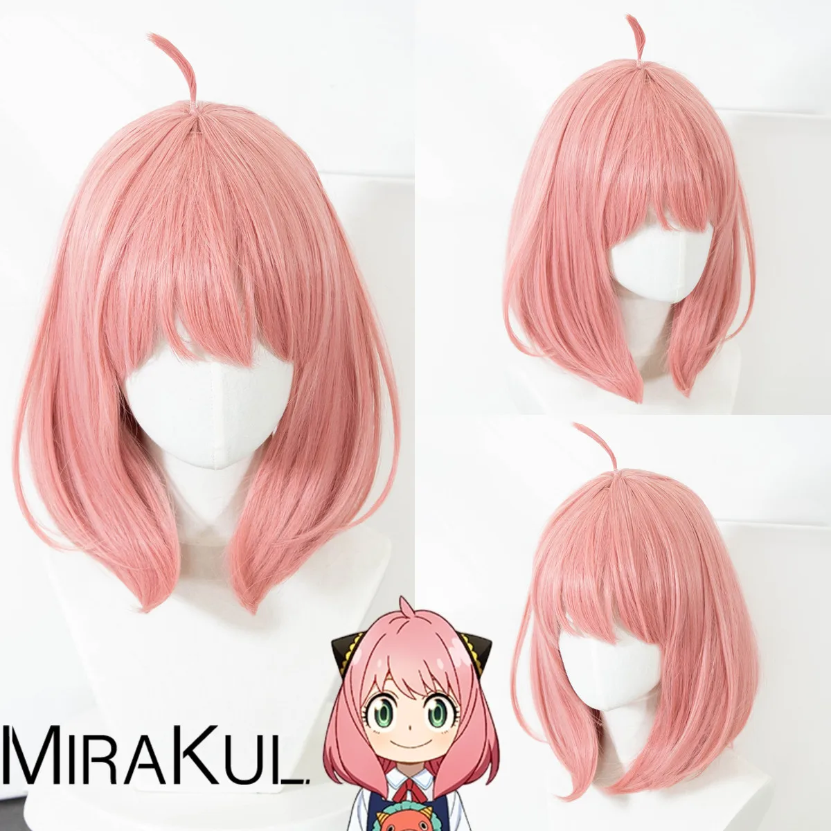 MIRAKUL Brand, Anya Forger, Spy Family, SPY×FAMILY, Authentic Cosplay Wig, Heat-Resistant Hair Fiber
MIRAKUL Brand, Anya Forger, Spy Family, SPY×FAMILY, Authentic Cosplay Wig, Heat-Resistant Hair Fiber