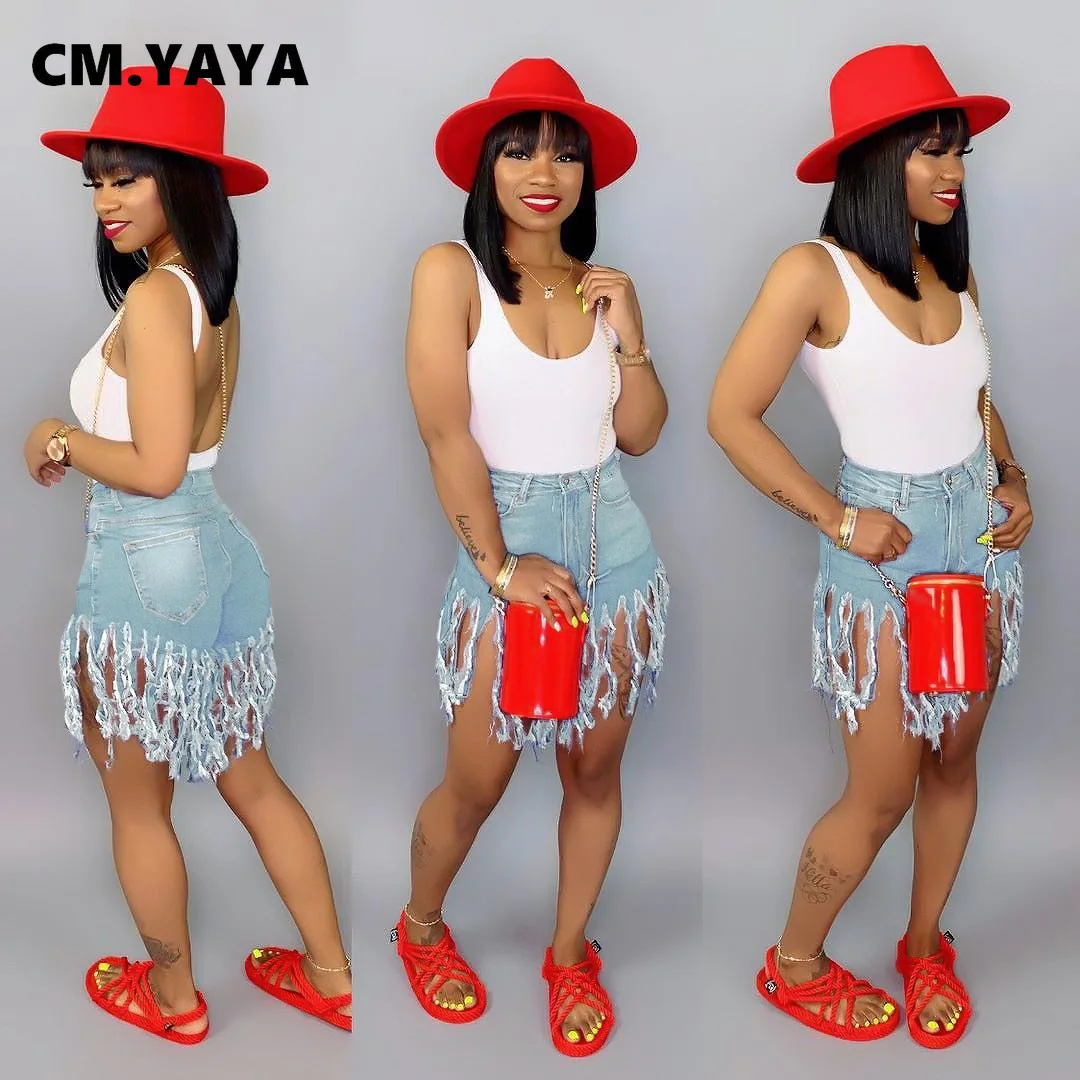 CM.YAYA Camouflage Women Summer Tassel Hem Sanding High Waist Short Jeans Active Wear Denim Shorts Vintage Short Pants
CM.YAYA Camouflage Women Summer Tassel Hem Sanding High Waist Short Jeans Active Wear Denim Shorts Vintage Short Pants