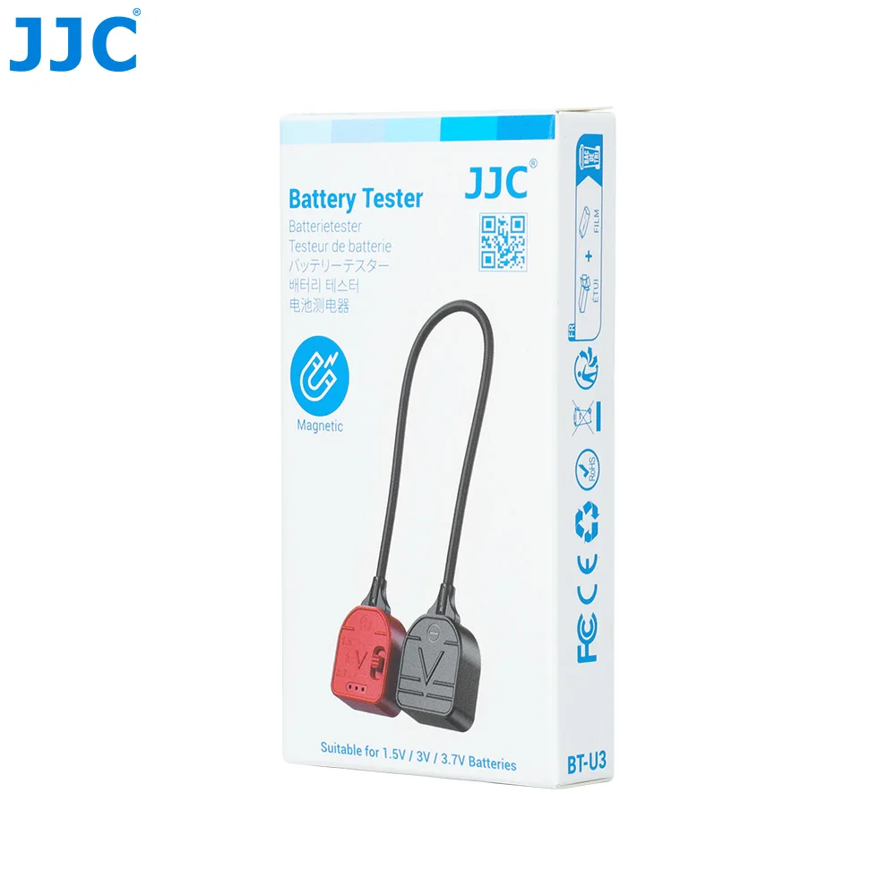 Тестер аккумуляторов JJC BT-U3
Тестер аккумуляторов JJC BT-U3