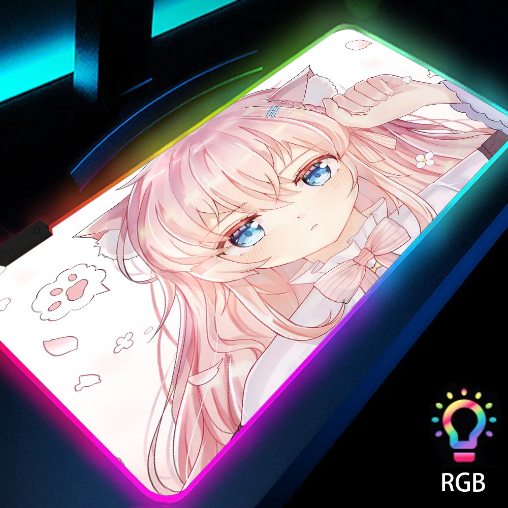Pink Anime Girl Figure Backlit Mouse Keyboard Pads Kawaii Desktop Accessories Cute Desk Mat Mousepad 800×300 Rubber Led Rgb Xl
Pink Anime Girl Figure Backlit Mouse Keyboard Pads Kawaii Desktop Accessories Cute Desk Mat Mousepad 800×300 Rubber Led Rgb Xl