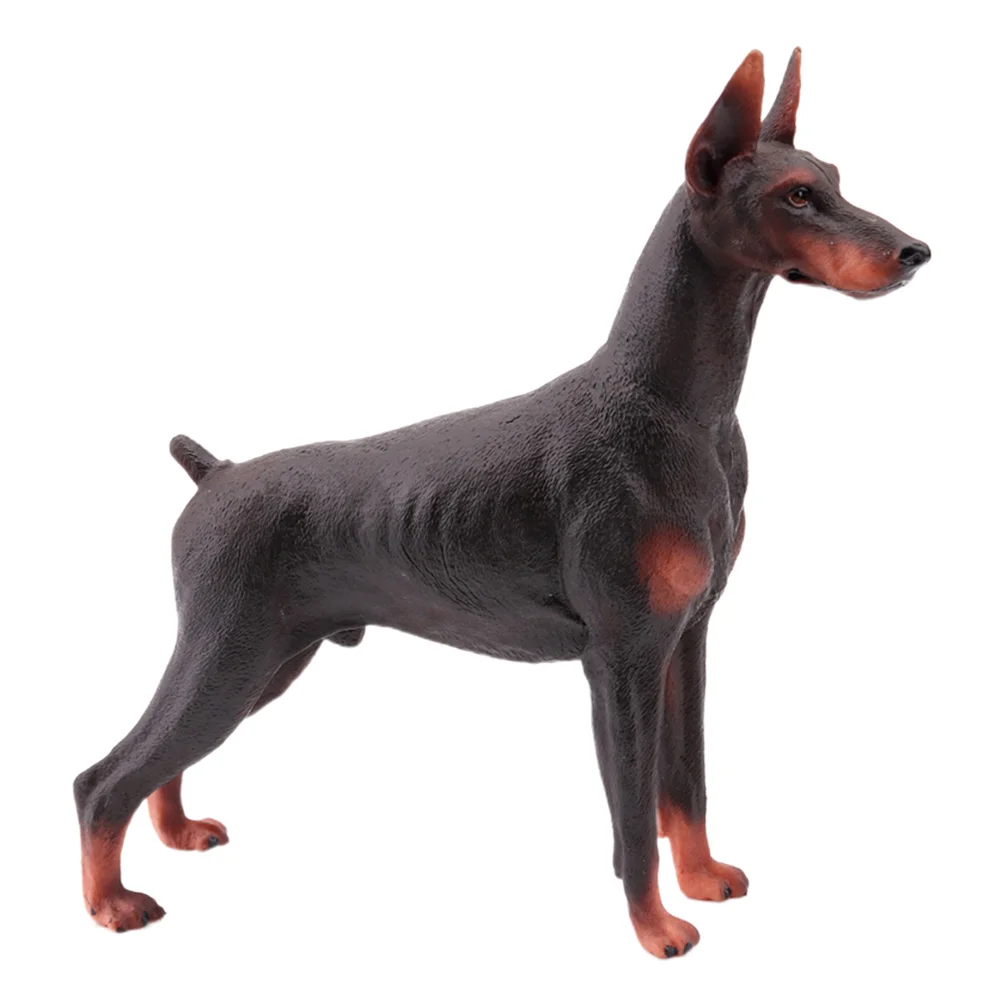 1pc Doberman Model Simulation Lifelike Static Dog Animal Statue Figurine Desktop Adornment (Brown)
1pc Doberman Model Simulation Lifelike Static Dog Animal Statue Figurine Desktop Adornment (Brown)