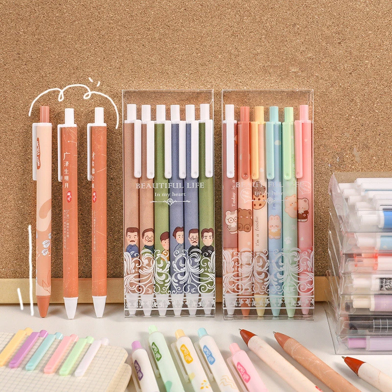 Милые гелевые ручки LLD 6 шт., милые ручки Stylo Boligrafos Canetas Back To School, Офисные аксессуары, канцелярские принадлежности, Escolar Papelaria
Милые гелевые ручки LLD 6 шт., милые ручки Stylo Boligrafos Canetas Back To School, Офисные аксессуары, канцелярские принадлежности, Escolar Papelaria