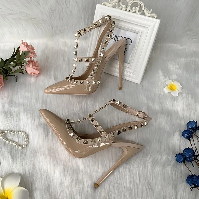 Hot sale brand designer TOMONYE dark nude patent two stud straps 12cm women lady girl high heel slingback party dress sheos
Hot sale brand designer TOMONYE dark nude patent two stud straps 12cm women lady girl high heel slingback party dress sheos