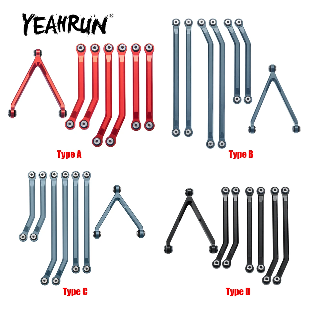 YEAHRUN Metal Steering Link Rod Linkage Kit Heightened for Axial SCX24 90081 Deadbolt C10 Gladiator Bronco 1/24 RC Crawler Car
YEAHRUN Metal Steering Link Rod Linkage Kit Heightened for Axial SCX24 90081 Deadbolt C10 Gladiator Bronco 1/24 RC Crawler Car