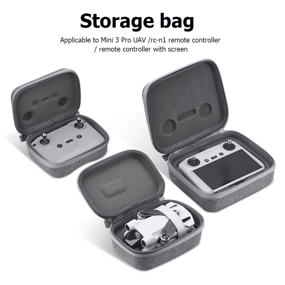 1/2pcs Portable Drone Body Remote Control with Screen Storage Handbags Carrying Case Box for DJI Mini 3 Pro Accessories
1/2pcs Portable Drone Body Remote Control with Screen Storage Handbags Carrying Case Box for DJI Mini 3 Pro Accessories