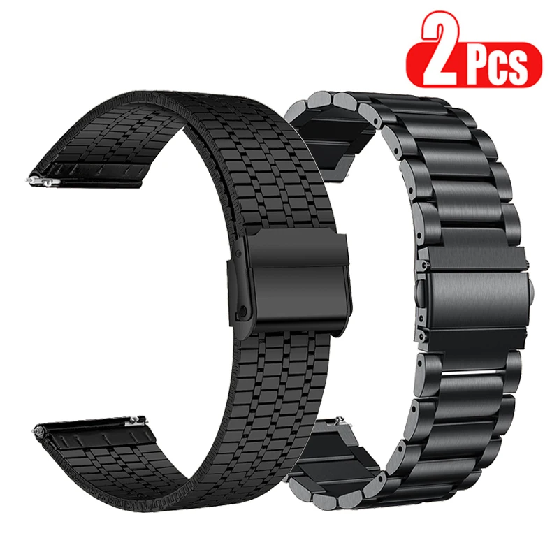 

For Amazfit GTS 4 2 Mini Strap Metal Bracelet For Amazfit GTS 4 3 2 2e Stainless Steel Watchband For Amazfit Bip 3 Pro Wristband