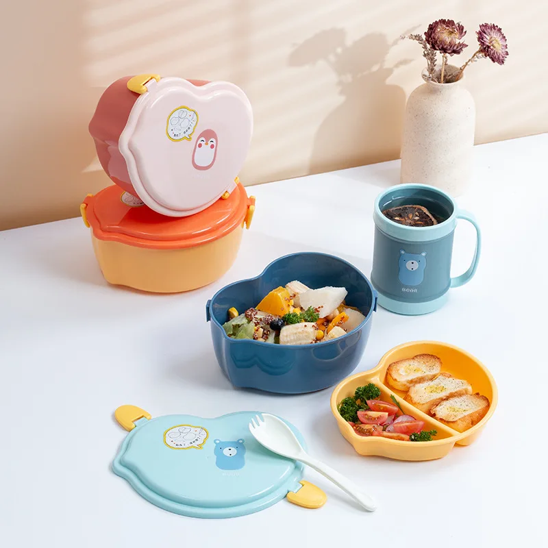 Children's Cartoon Lunch Box Food Grade Plastic Compartment Student Double-layer Microwaveable Baby Lonchera Portable Bento Box
Children's Cartoon Lunch Box Food Grade Plastic Compartment Student Double-layer Microwaveable Baby Lonchera Portable Bento Box