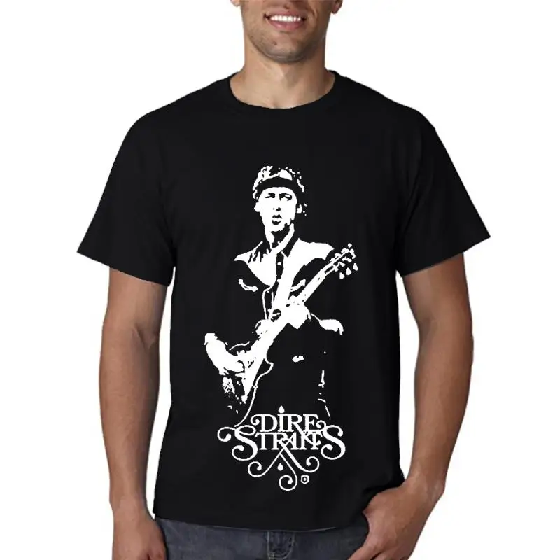 Title: Dire Straits Mark Knopfler The Nothing Rock Legen Men's Black T-Shirt Size S-5xl
Title: Dire Straits Mark Knopfler The Nothing Rock Legen Men's Black T-Shirt Size S-5xl