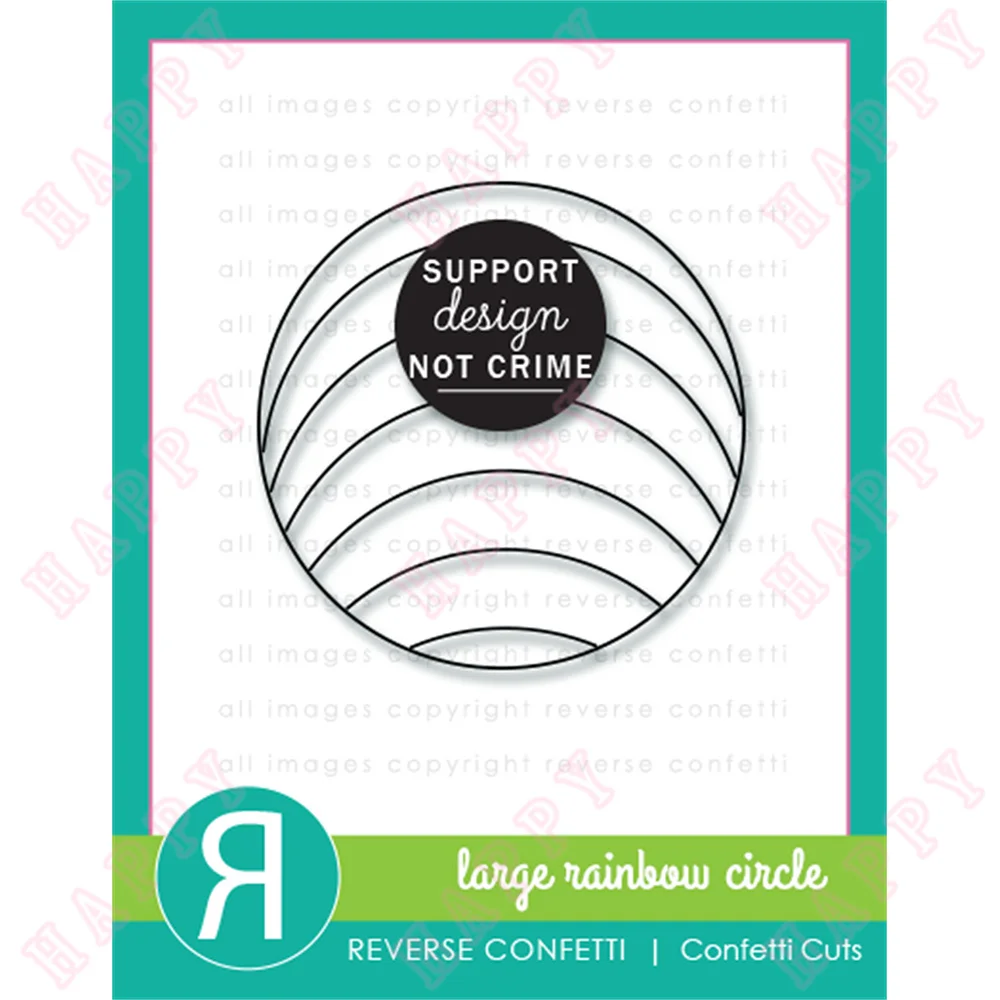 2022 New Large Rainbow Circle Confetti Cutting Dies Diy Scrapbooking Paper Greeting Cards Album Crafts Decoration Embossing Mold
2022 New Large Rainbow Circle Confetti Cutting Dies Diy Scrapbooking Paper Greeting Cards Album Crafts Decoration Embossing Mold