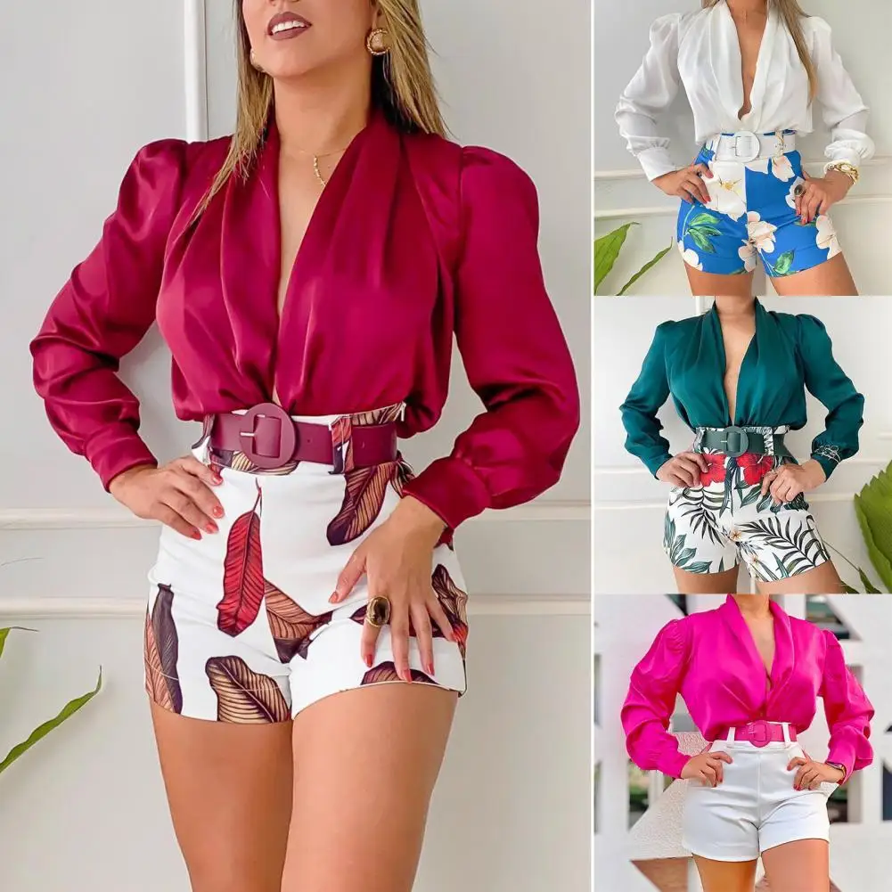2021 New Shorts Sets Printed Long Sleeves Shirt Shorts Set Women High Waist Plus Size Sets Collar Chiffon Shirts Set with Shorts
2021 New Shorts Sets Printed Long Sleeves Shirt Shorts Set Women High Waist Plus Size Sets Collar Chiffon Shirts Set with Shorts