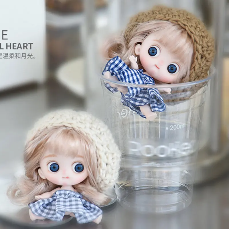 2 Pieces Random Baby Doll Toys 10cm Height Cute Expression Doll with Clothes and Hat Girls Play House Toy Gift
2 Pieces Random Baby Doll Toys 10cm Height Cute Expression Doll with Clothes and Hat Girls Play House Toy Gift