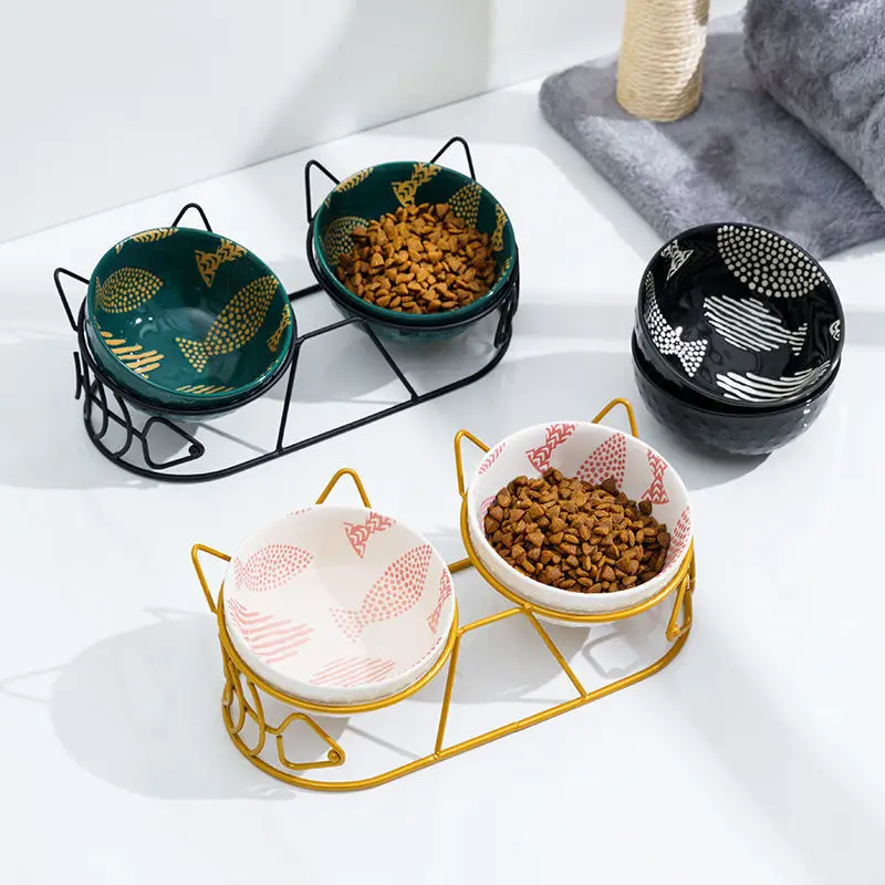 New Cute High-footed Ceramic Oblique Mouth Cervical Vertebrae Cat and Dog Food Bowl Water Bowl Pet Bowl Dog Bowl Cat Bowl
New Cute High-footed Ceramic Oblique Mouth Cervical Vertebrae Cat and Dog Food Bowl Water Bowl Pet Bowl Dog Bowl Cat Bowl