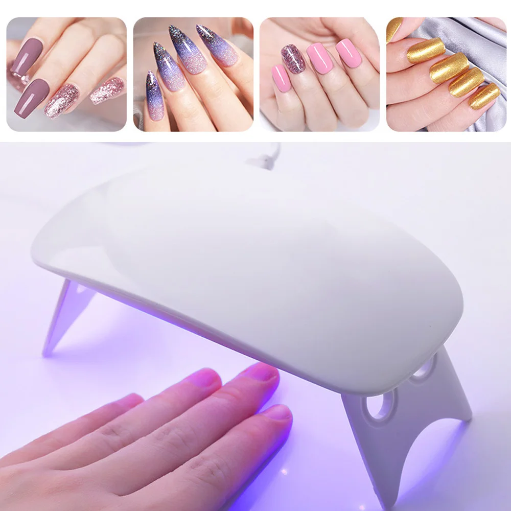 6W Mini Nail Dryer Lamp Portable UV LED Lamp Nail Art Phototherapy Machine For Baking Polish Gel Varnish with USB Cable #2colors
6W Mini Nail Dryer Lamp Portable UV LED Lamp Nail Art Phototherapy Machine For Baking Polish Gel Varnish with USB Cable #2colors