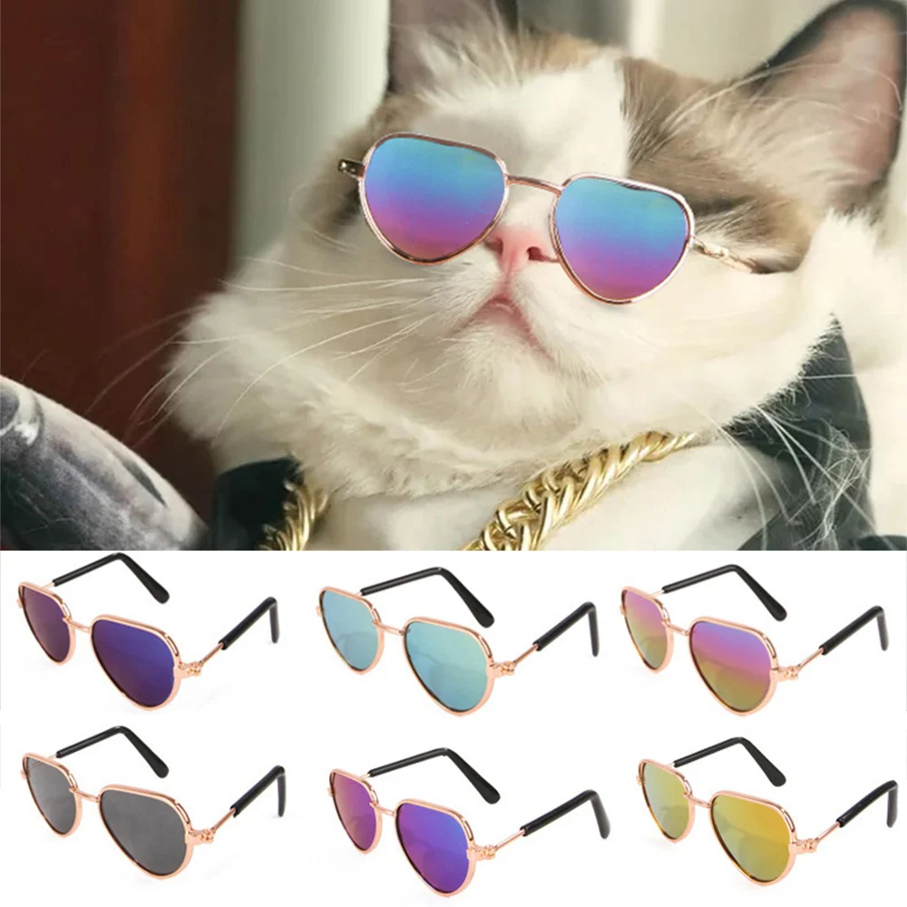 Lovely Heart Shape Pet Cat Glasses Dog Glasses Pet Products Kitty Toy Dog Sunglasses Photos Pet Accessoires Colorful Accessories
Lovely Heart Shape Pet Cat Glasses Dog Glasses Pet Products Kitty Toy Dog Sunglasses Photos Pet Accessoires Colorful Accessories