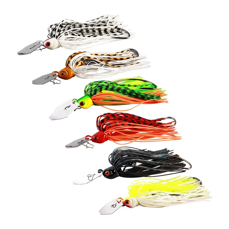 Fishing Lures 100mm 17g Blade Metal Bait With Rubber Skirt Artificial Wobbler Buzzbait Jigging Lure Spinner Spoon For Pike
Fishing Lures 100mm 17g Blade Metal Bait With Rubber Skirt Artificial Wobbler Buzzbait Jigging Lure Spinner Spoon For Pike