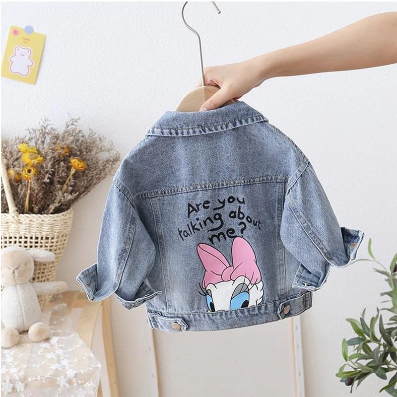 2023 Fashion Cartoon Denim Jacket For Girls Coat Spring Autumn Children Outerwear Kids Casual Jackets Costume 2-7 Years
2023 Fashion Cartoon Denim Jacket For Girls Coat Spring Autumn Children Outerwear Kids Casual Jackets Costume 2-7 Years