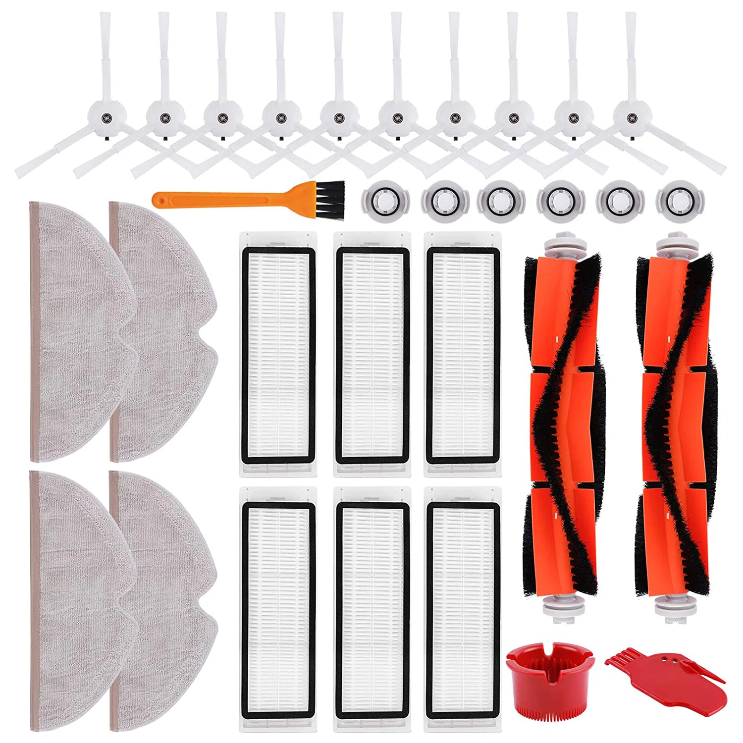 Accessory Kit for Xiaomi Roborock E35 E25 E20 S50 E4 S6 S51 S5 Max S6 Max/S6 Pure Robotic Vacuum
Accessory Kit for Xiaomi Roborock E35 E25 E20 S50 E4 S6 S51 S5 Max S6 Max/S6 Pure Robotic Vacuum