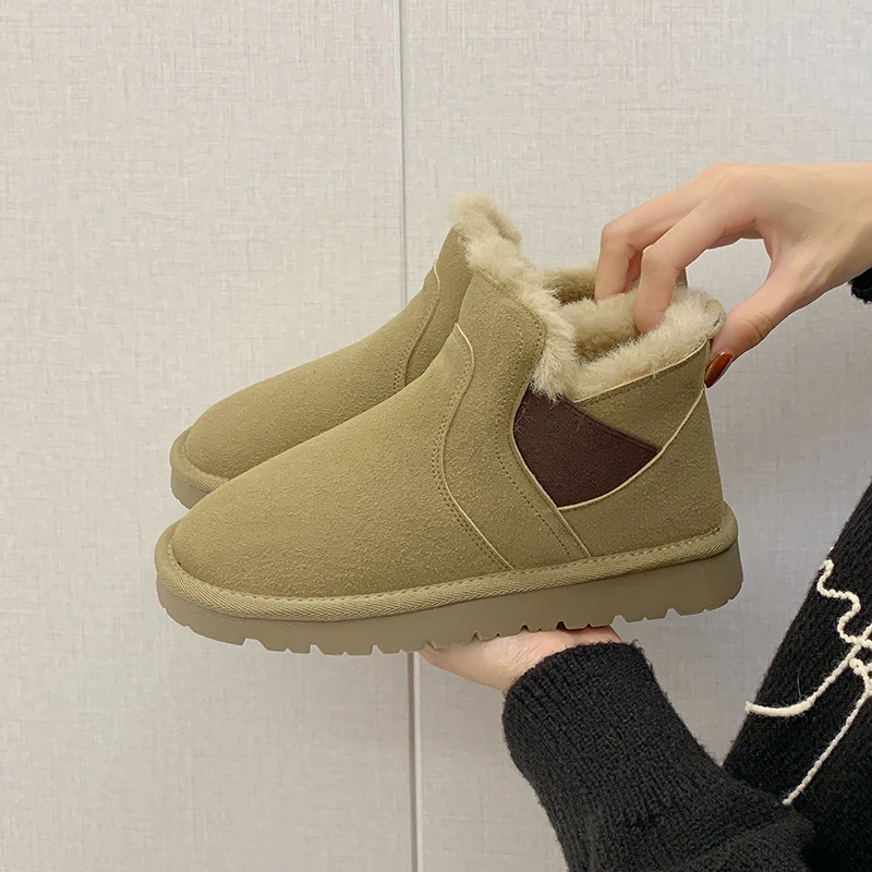 Women Snow Boots Warm Plush Slip-on Solid Boots Fashion Female Ankle Boot Ladies Winter Comfortable Women's Cotton Shoes Boot
Women Snow Boots Warm Plush Slip-on Solid Boots Fashion Female Ankle Boot Ladies Winter Comfortable Women's Cotton Shoes Boot