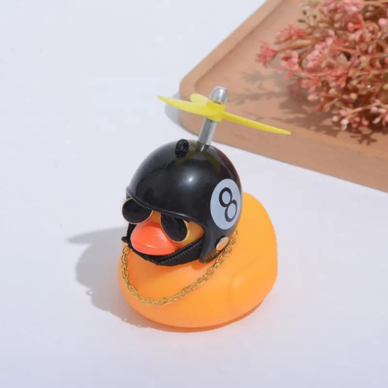 Car Cute Little Yellow Duck with Helmet Propeller Wind-Breaking Wave-Breaking Duck Auto Internal Decoration Car Ornaments Decor
Car Cute Little Yellow Duck with Helmet Propeller Wind-Breaking Wave-Breaking Duck Auto Internal Decoration Car Ornaments Decor