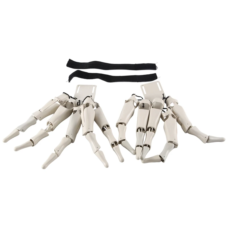1 Set White Plastic Realistic Skeleton Hands Horror Ghost Claw Props Finger Glove 
1 Set White Plastic Realistic Skeleton Hands Horror Ghost Claw Props Finger Glove