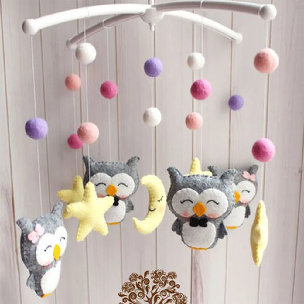 Cute Handmade Without Bracket Baby Crib Rattles Toy Non-woven Fabric Cartoon Sleeping DIY Bed Bell Hanging Mobile Pregnant Mom
Cute Handmade Without Bracket Baby Crib Rattles Toy Non-woven Fabric Cartoon Sleeping DIY Bed Bell Hanging Mobile Pregnant Mom