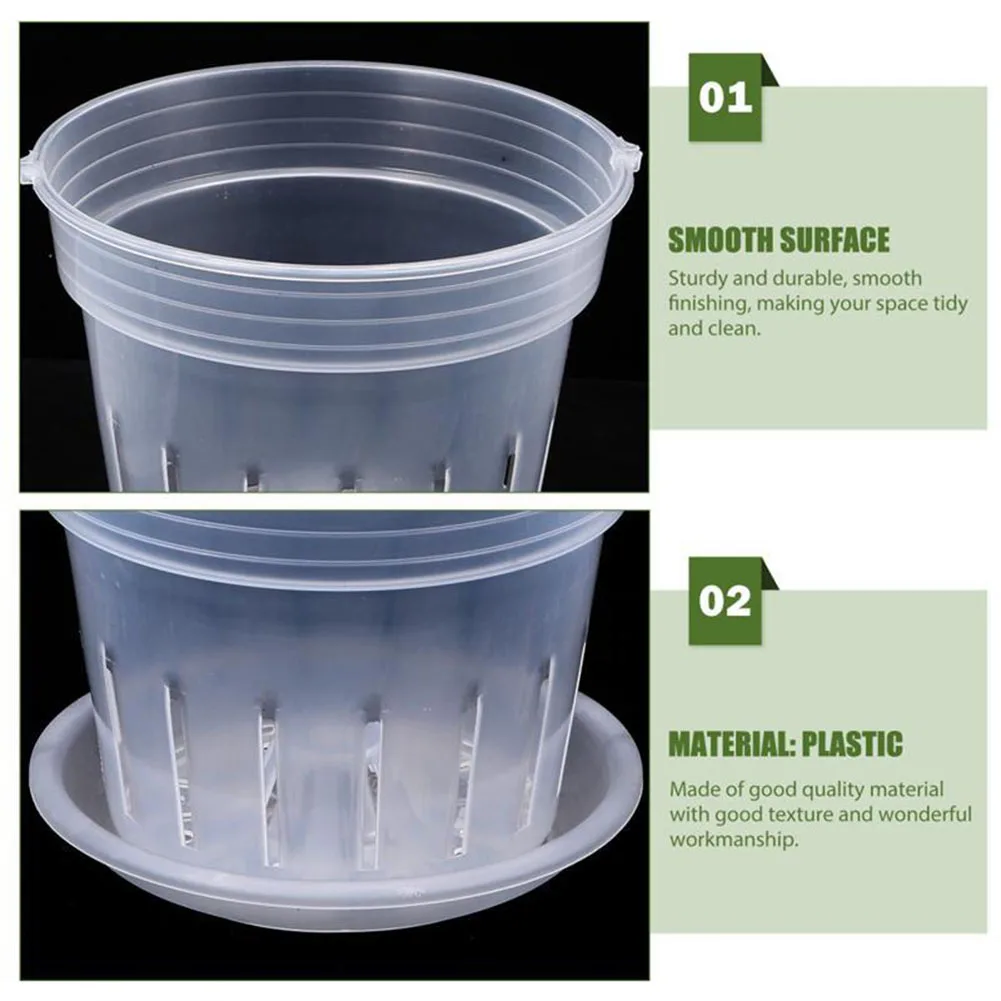 Breathable Orchid Flower Plant Grow Net Mesh Cup Planters Container Plastic Slotted Wall Hanging Holes Pot Planting Supplies
Breathable Orchid Flower Plant Grow Net Mesh Cup Planters Container Plastic Slotted Wall Hanging Holes Pot Planting Supplies