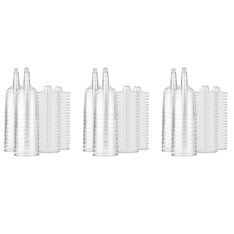 Clear Plastic Wine Glass Recyclable - Shatterproof Wine Goblet - Disposable & Reusable Cups for Champagne, Dessert 60Pcs
Clear Plastic Wine Glass Recyclable - Shatterproof Wine Goblet - Disposable & Reusable Cups for Champagne, Dessert 60Pcs