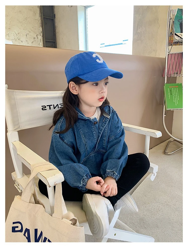 Girl Cowboy Hooded Jacket Autumn 2022 New Korean Zipper Hooded Jacket Girl's Denim Coat 2-9Year Kid's Coat Outerwear Coats
Girl Cowboy Hooded Jacket Autumn 2022 New Korean Zipper Hooded Jacket Girl's Denim Coat 2-9Year Kid's Coat Outerwear Coats