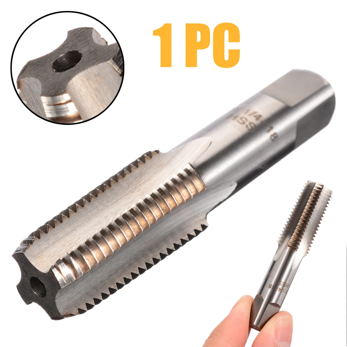 1 шт. HSS 1/4 "-18 NP машинка, спиральная точка, прямая рифленая резьба, Метрическая вилка, ручное сверло, ручные инструменты, аксессуары
1 шт. HSS 1/4 "-18 NP машинка, спиральная точка, прямая рифленая резьба, Метрическая вилка, ручное сверло, ручные инструменты, аксессуары