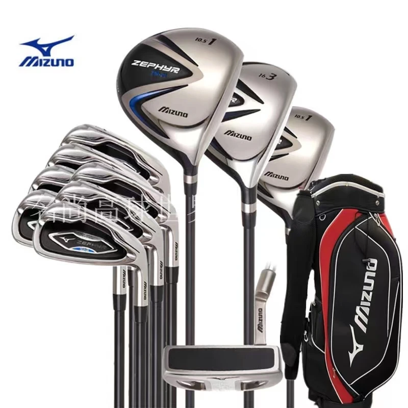 

MIzuno zephyr men's golf clubs golf clubs set Graphite shaft 11pcs/set golf driver fairway wood golf irons golf putter with bag