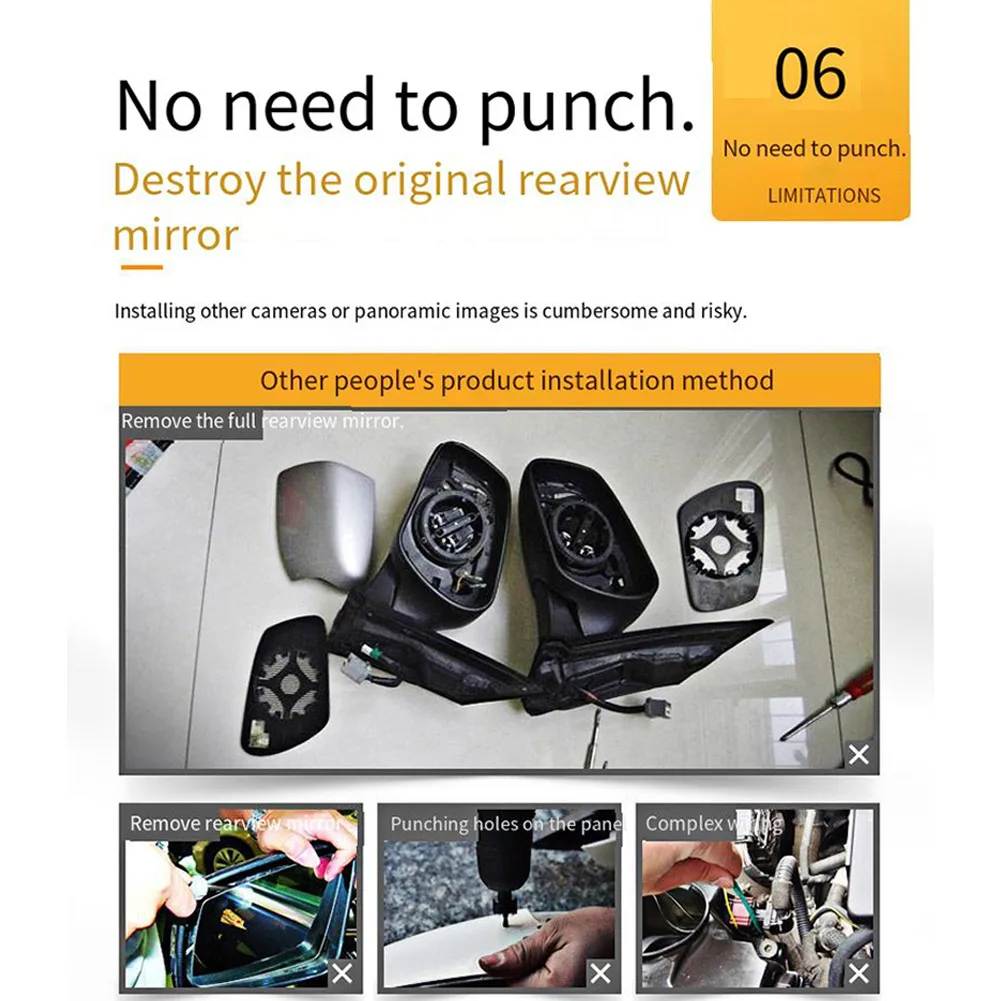 100% High-quality New Products. Blind Spot Camera Assisted Reversing Car Reversing Camera Silver For Most Cars
100% High-quality New Products. Blind Spot Camera Assisted Reversing Car Reversing Camera Silver For Most Cars