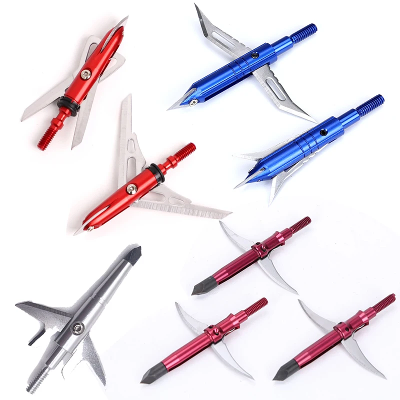 1piece Broadheads 100gn Arrows Tips 2pcs Expandable Blades for Compound / Recurve Bow Hunting Target Shooting Accessories
1piece Broadheads 100gn Arrows Tips 2pcs Expandable Blades for Compound / Recurve Bow Hunting Target Shooting Accessories