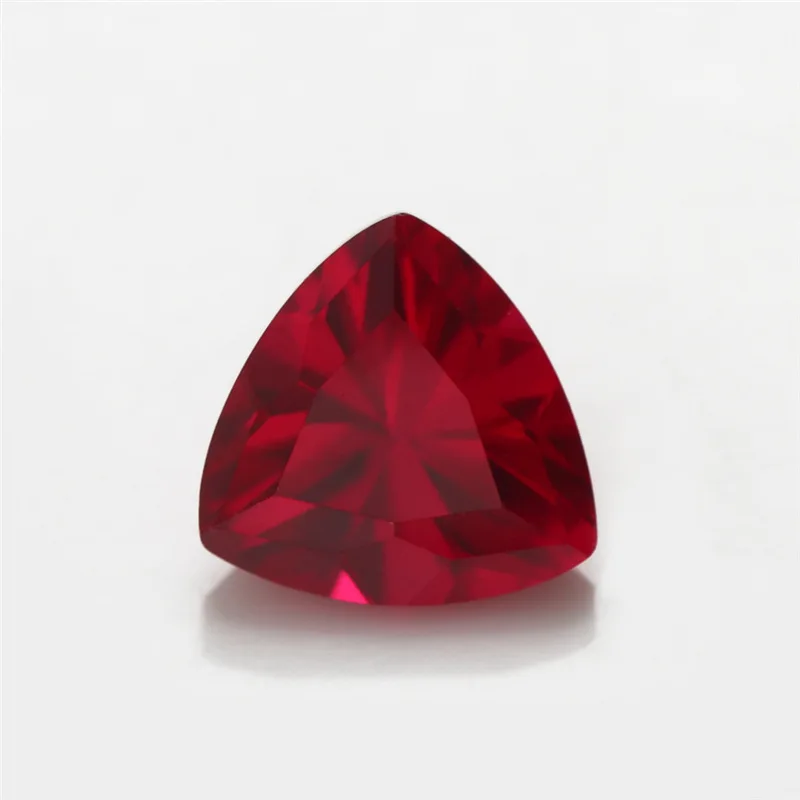 Fashiong Syntheti Corundum Gems Loose CZ Ruby Trillion Stone for Jewelry Accessories
Fashiong Syntheti Corundum Gems Loose CZ Ruby Trillion Stone for Jewelry Accessories