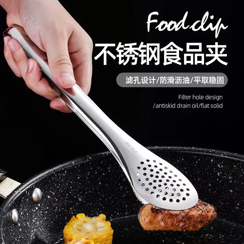 1 Piece Of Stainless Steel Food Tongs Heat Resistant Hollow Barbecue Tongs Food Tongs Kitchenware Barbecue Tool Accessories 
1 Piece Of Stainless Steel Food Tongs Heat Resistant Hollow Barbecue Tongs Food Tongs Kitchenware Barbecue Tool Accessories