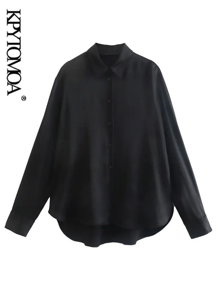 KPYTOMOA Women Fashion Asymmetric Loose Soft Touch Shirts Vintage Long Sleeve Button-up Female Blouses Blusas Chic Tops
KPYTOMOA Women Fashion Asymmetric Loose Soft Touch Shirts Vintage Long Sleeve Button-up Female Blouses Blusas Chic Tops