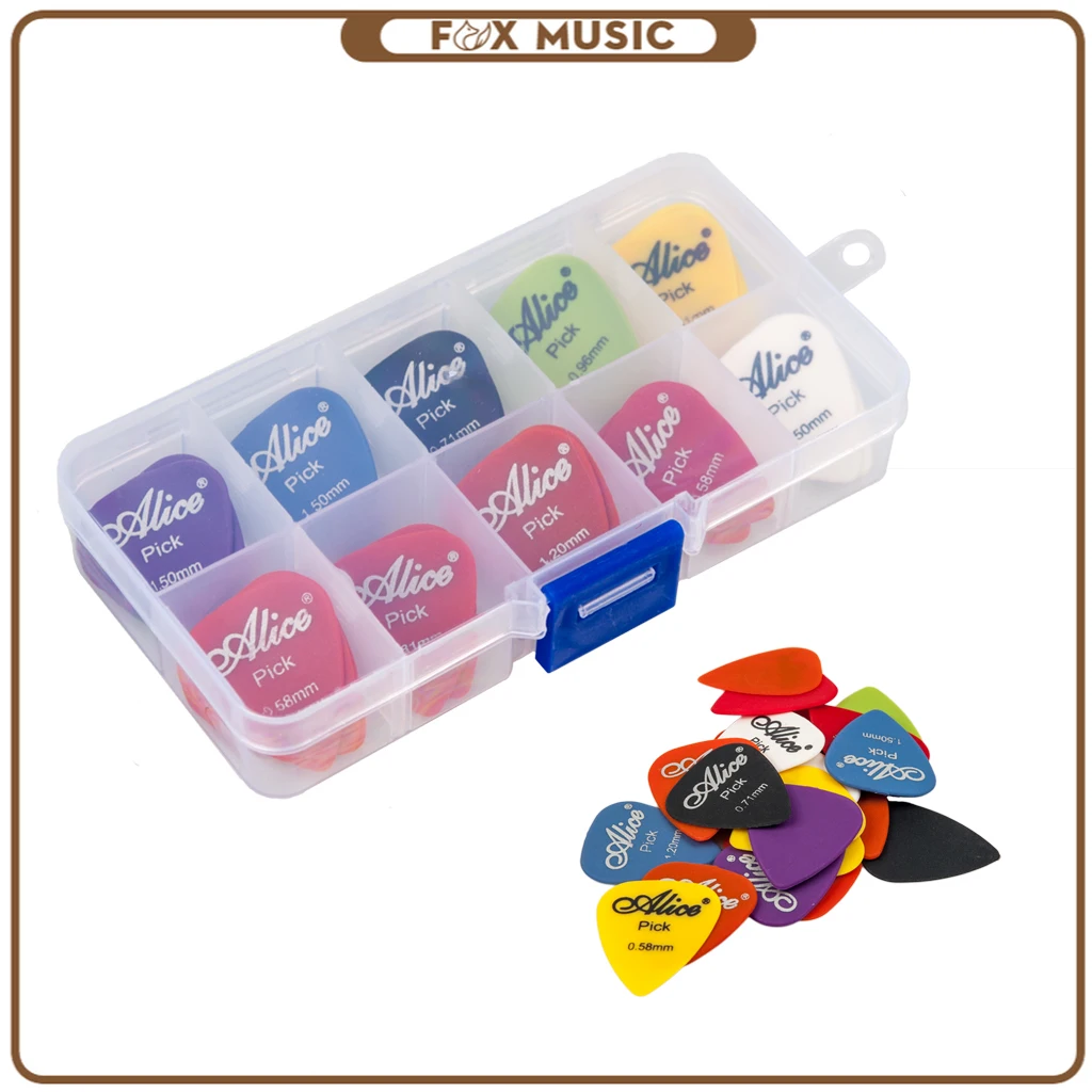 24pcs Acoustic Electric Guitar Picks Plectrums + Pick Case Random Size Random Color
24pcs Acoustic Electric Guitar Picks Plectrums + Pick Case Random Size Random Color