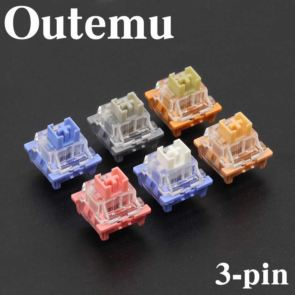 

New Outemu Switches Mechanical Keyboard Switch 3Pin Clicky Linear Tactile Tom Jerry Milk Switch Lubed RGB Gaming MX Switch