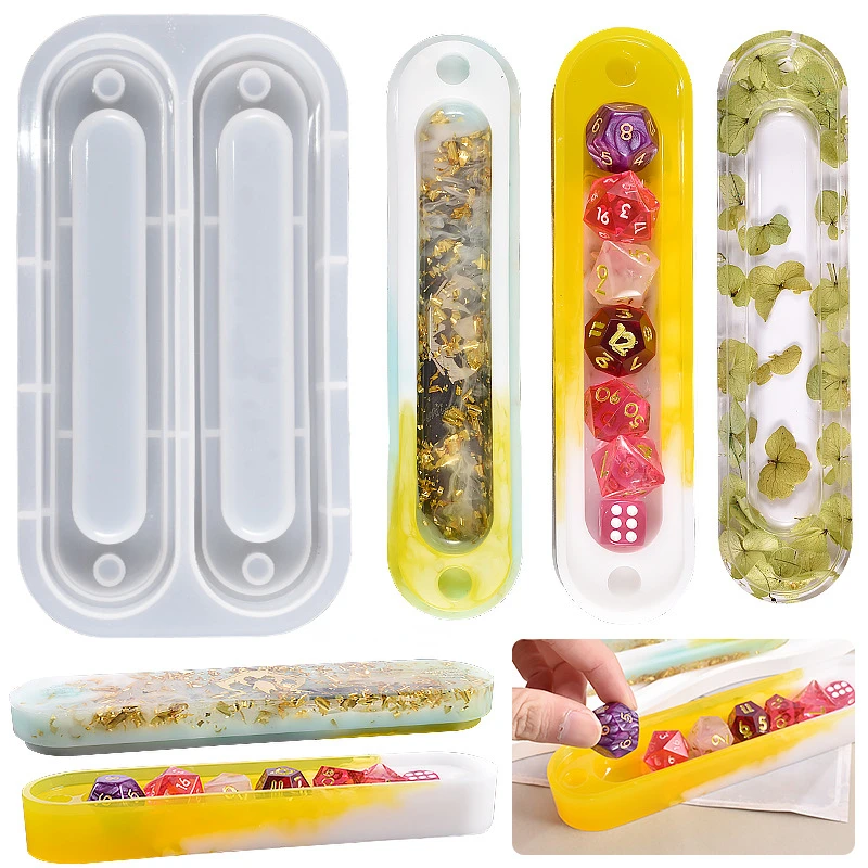 DIY Crystal Epoxy Resin Mold Plaster Aromatherapy Jewelry Storage Box Dice Seven Pieces Set Storage Silicone Mold
DIY Crystal Epoxy Resin Mold Plaster Aromatherapy Jewelry Storage Box Dice Seven Pieces Set Storage Silicone Mold
