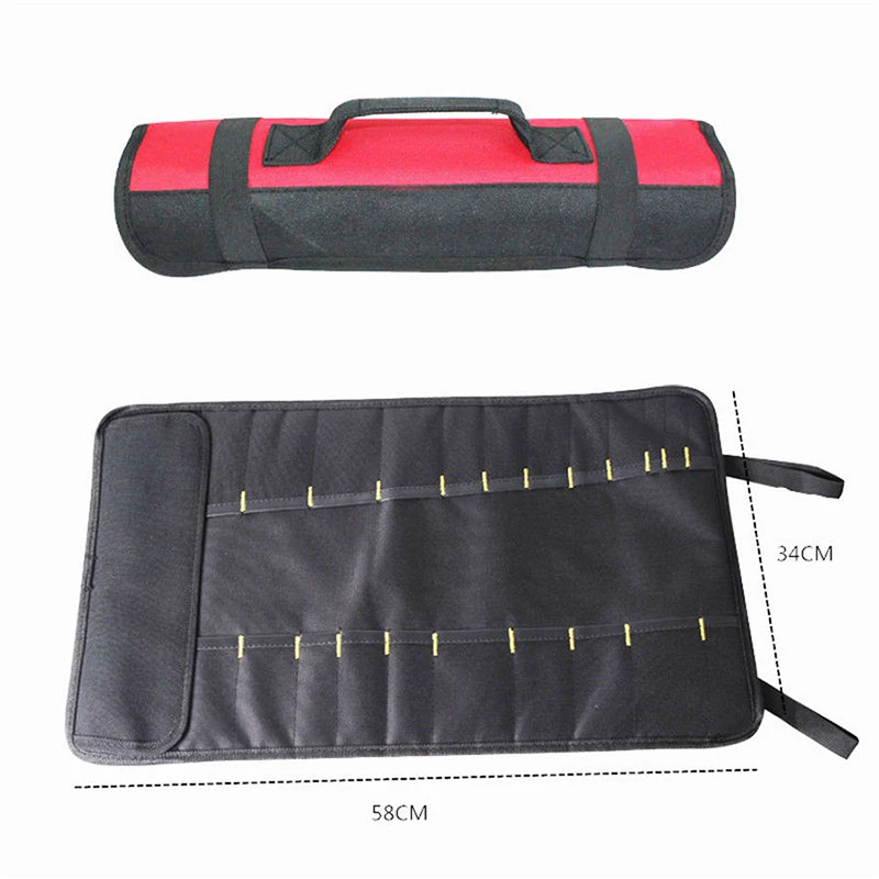 Roll-up Tool Storage Bag Motorcycle Mixed Accessories Spanner Package Oxford Cloth 58x34cm New Multi-functional Accessories
Roll-up Tool Storage Bag Motorcycle Mixed Accessories Spanner Package Oxford Cloth 58x34cm New Multi-functional Accessories