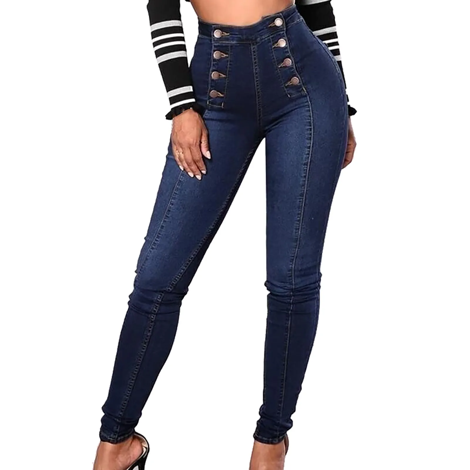 Women Casual High Waist Jeans Double Breasted Button Slim Fit Skinny Denim Jeans 2023 Summer Ladies Teens Loose Trousers
Women Casual High Waist Jeans Double Breasted Button Slim Fit Skinny Denim Jeans 2023 Summer Ladies Teens Loose Trousers