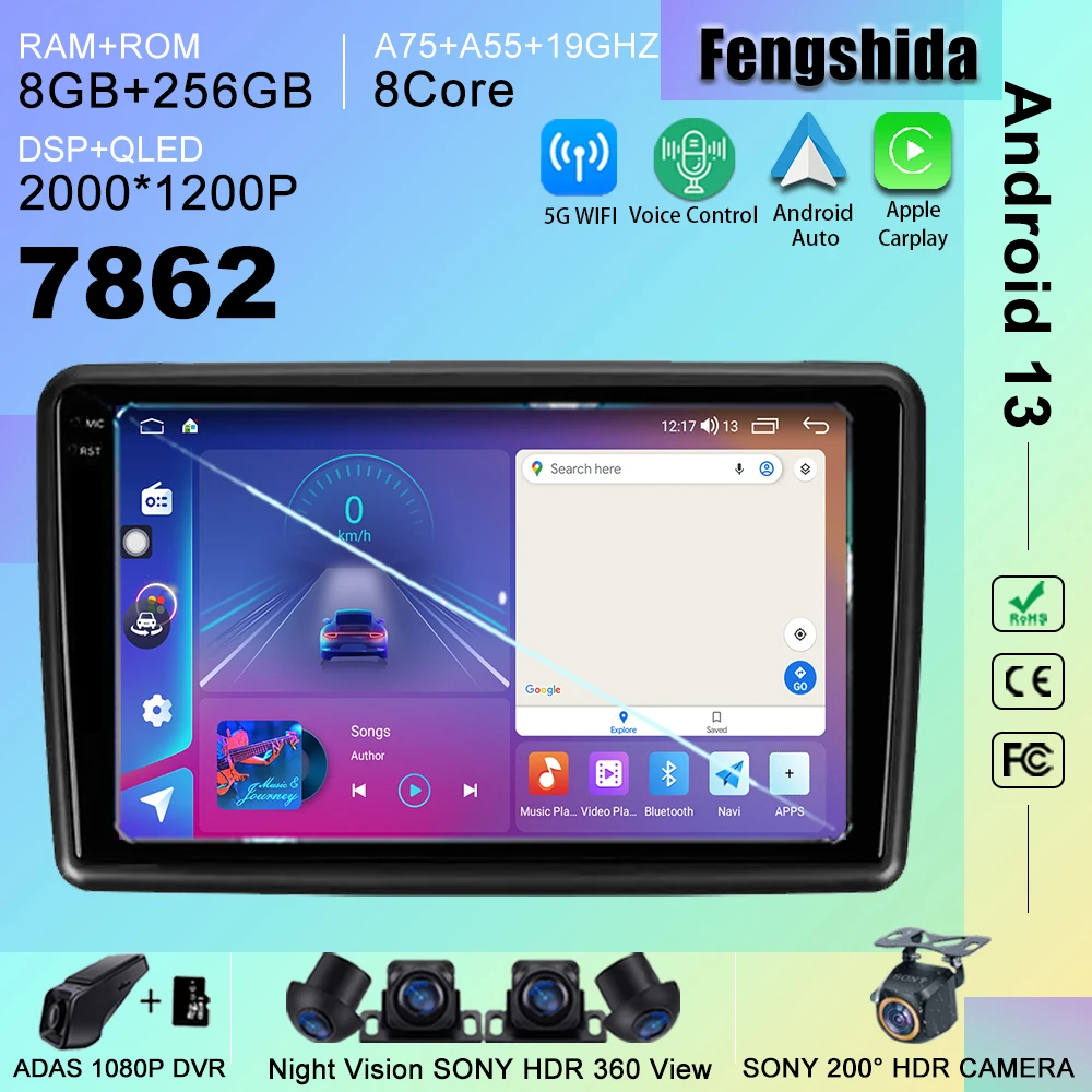 7862 ЦП Android 13 автомобильный DVD-радио для Honda Mobilio 2 Amaze 2013 - 2020 стерео головное устройство мультимедийный плеер No 2din DVD HDR Wifi
7862 ЦП Android 13 автомобильный DVD-радио для Honda Mobilio 2 Amaze 2013 - 2020 стерео головное устройство мультимедийный плеер No 2din DVD HDR Wifi
