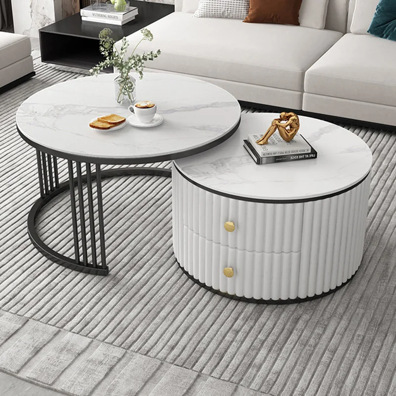 Organizer Simple Coffee Tables Modern White Round Minimalist Coffee Table Magazine Storage Stolik Kawowy Decoration Accessories
Organizer Simple Coffee Tables Modern White Round Minimalist Coffee Table Magazine Storage Stolik Kawowy Decoration Accessories