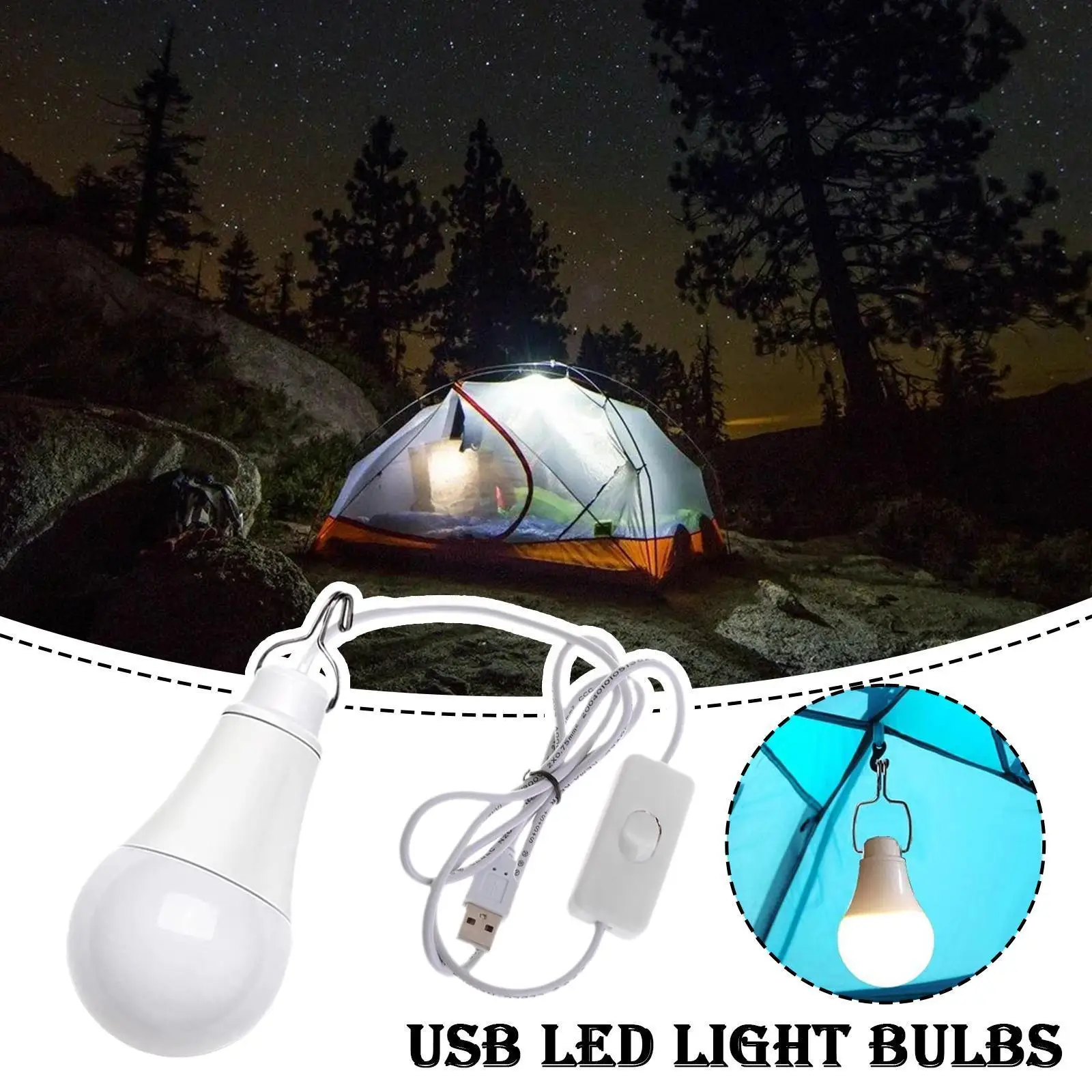 Usb Light Bulb With Switch Hook 5w Led Camping Portable Emergency Table Lamp Night Lantern Usb Book Powered Lights Home Cor T8u0
Usb Light Bulb With Switch Hook 5w Led Camping Portable Emergency Table Lamp Night Lantern Usb Book Powered Lights Home Cor T8u0