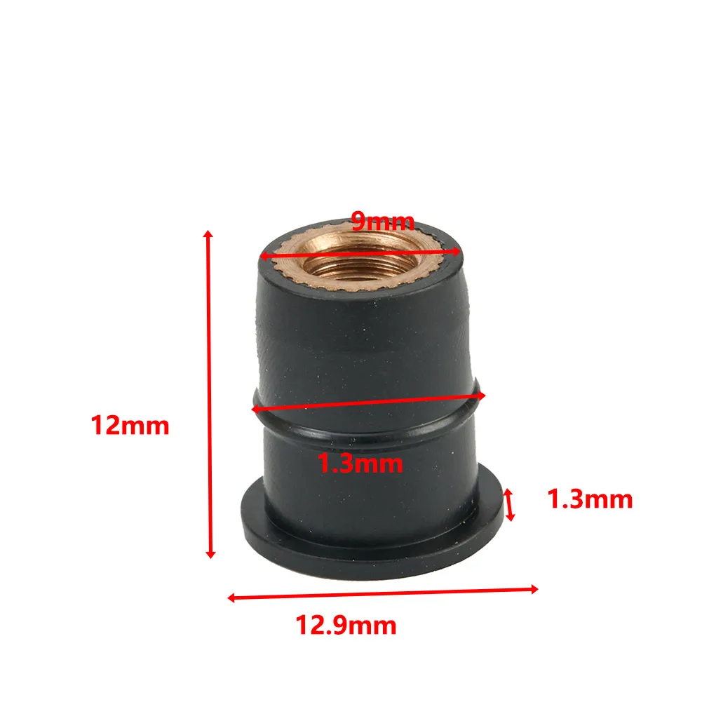 10X Nuts KIT Universal Rubber Nuts M6 Neoprene Nuts Damper Panel Fixing 6mm High Quality Nuts Motorcycle Accessories
10X Nuts KIT Universal Rubber Nuts M6 Neoprene Nuts Damper Panel Fixing 6mm High Quality Nuts Motorcycle Accessories