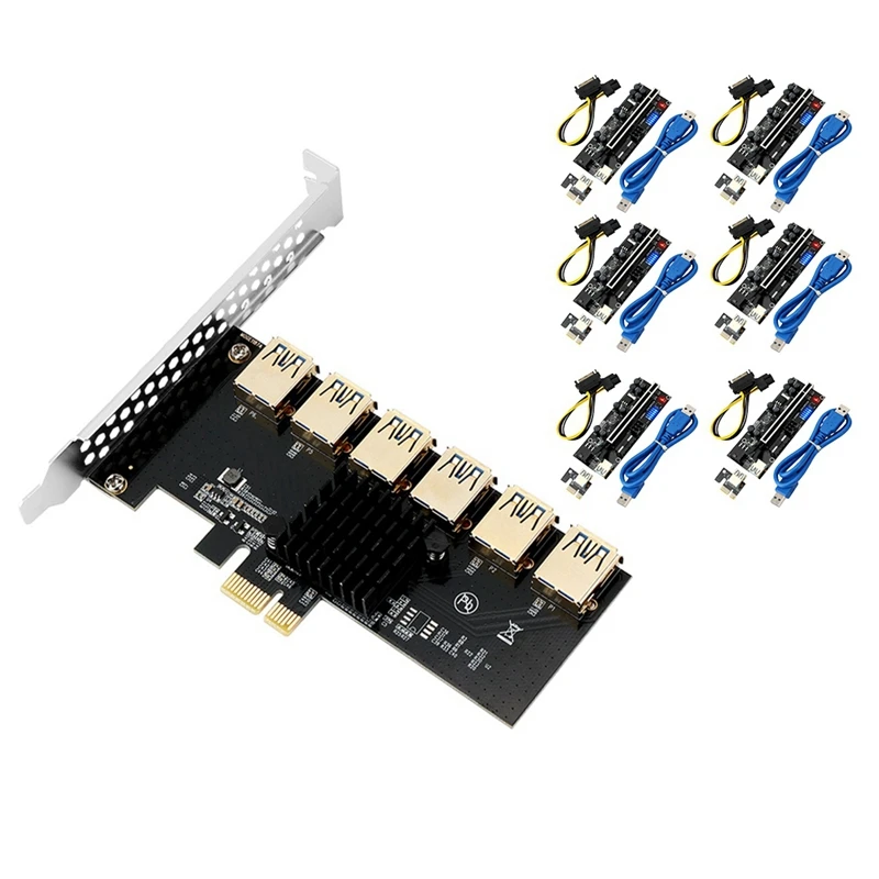 Плата расширения VER009S Plus + 1-6 графическая карта расширения PCI Express Видеокарта X16 адаптер удлинителя для майнинга
Плата расширения VER009S Plus + 1-6 графическая карта расширения PCI Express Видеокарта X16 адаптер удлинителя для майнинга