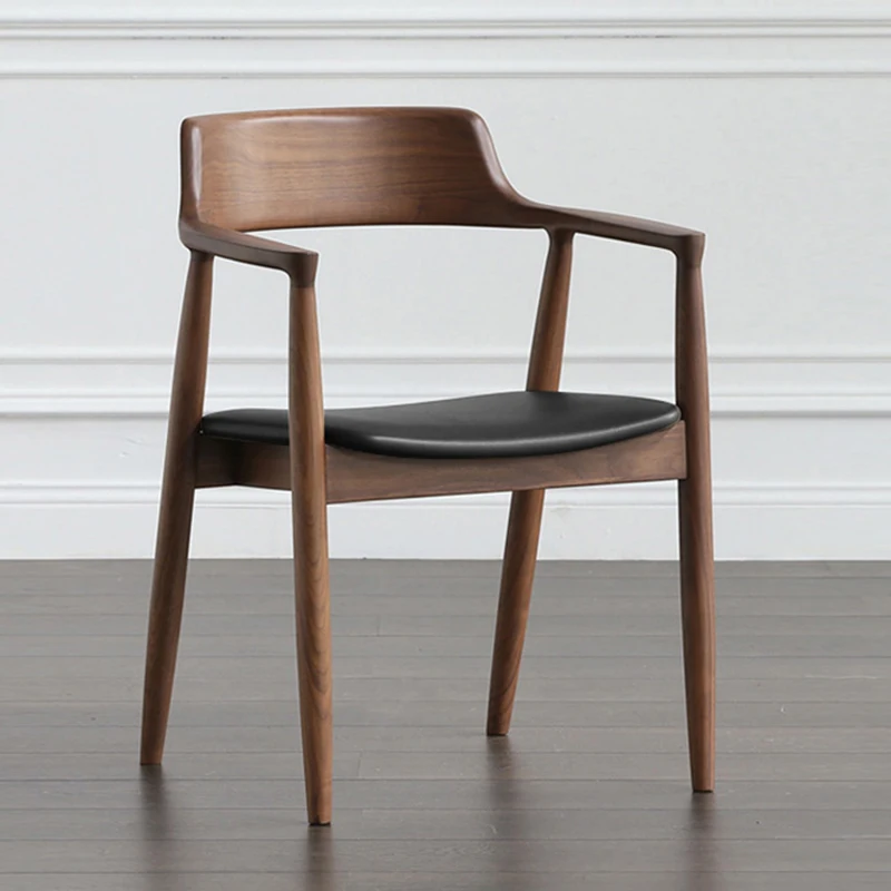

Дизайнерский скандинавский обеденный стул, деревянный комод, офисный салон, обеденный стул, эргономичный современный роскошный шезлонг, мебель для дома