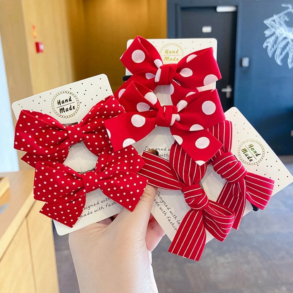 Cute Girls Red Butterfly Knot Hair Rope Love Wave Spot Hair Circle Girl Double Horsetail Head Rope Fashion Hair Accessories
Cute Girls Red Butterfly Knot Hair Rope Love Wave Spot Hair Circle Girl Double Horsetail Head Rope Fashion Hair Accessories