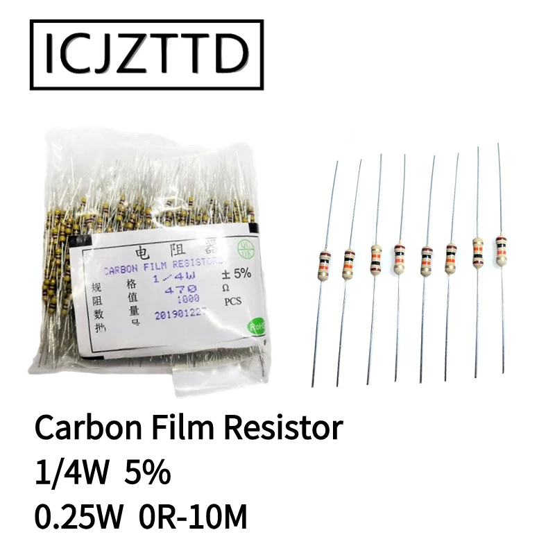 5000 шт./пакет 0,25 W 5% 1/4W карбоновая пленка 430R 470R 510R 560R 620R 680R 750R 820R 910R 1K 1,2 K 1,5 K 1,8 K 2K 1K0 1K2 1K5 1K8 2K0
5000 шт./пакет 0,25 W 5% 1/4W карбоновая пленка 430R 470R 510R 560R 620R 680R 750R 820R 910R 1K 1,2 K 1,5 K 1,8 K 2K 1K0 1K2 1K5 1K8 2K0